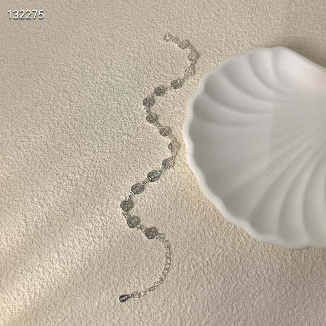 足银999手链钱多多手链精品钱币