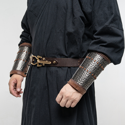 [百守卫]锻纹护臂 条扎甲护腕 明制甲胄飞鱼服 汉服 配饰