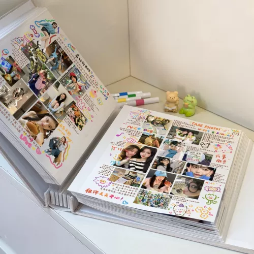 Polaroid, самоклеющийся фотоальбом для влюбленных, система хранения, фотография, DIY, подарок на день рождения