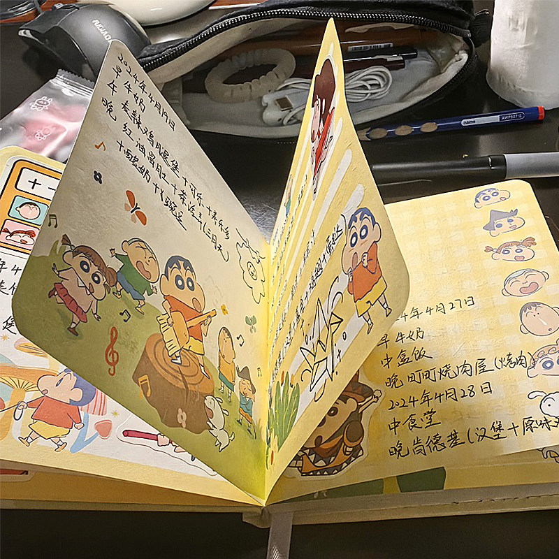 【正版授权】蜡笔小新笔记便签本