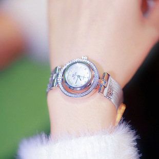 2024年新款正品BS女士手表时尚潮流苏小巧手链防水轻奢石英满钻表