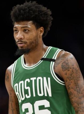 马库斯斯玛特36号球衣城市版Smart篮球服SW热压球迷版背心上衣