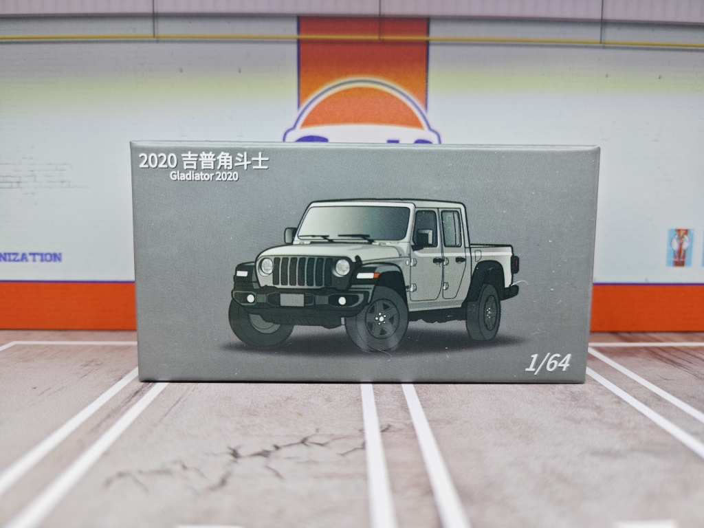 JKM1/64 悍马仿真吉普角斗士合金车模滑行铁底男孩玩具收藏摆件