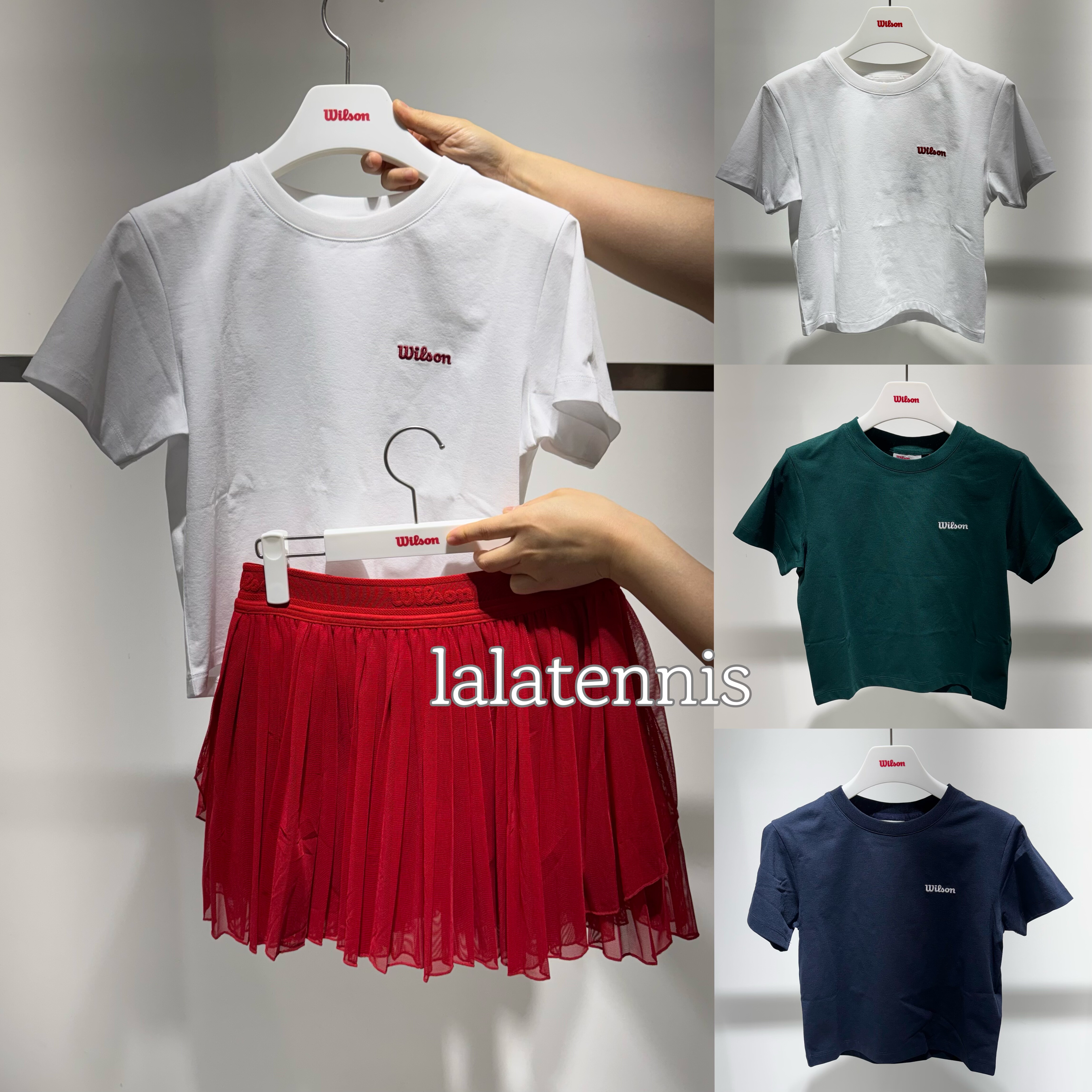 韩国直邮｜威尔胜网球服女士短板刺绣小标速干短袖T恤｜26春夏,运动/瑜伽/健身/球迷用品,网球上装,淘宝优惠券,粉丝福利购,淘宝优惠卷