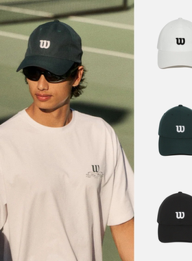 韩国直邮 Wilson26年春夏男女同款ProMotion速干透气魔术贴网球帽