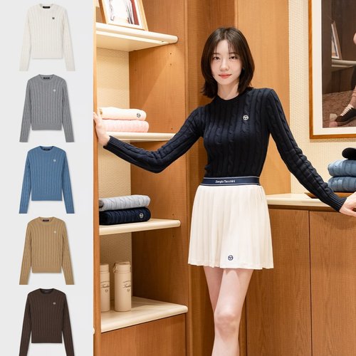 韩国直邮｜塞尔吉奥朴智贤同款女士运动休闲长袖针织衫｜25秋冬