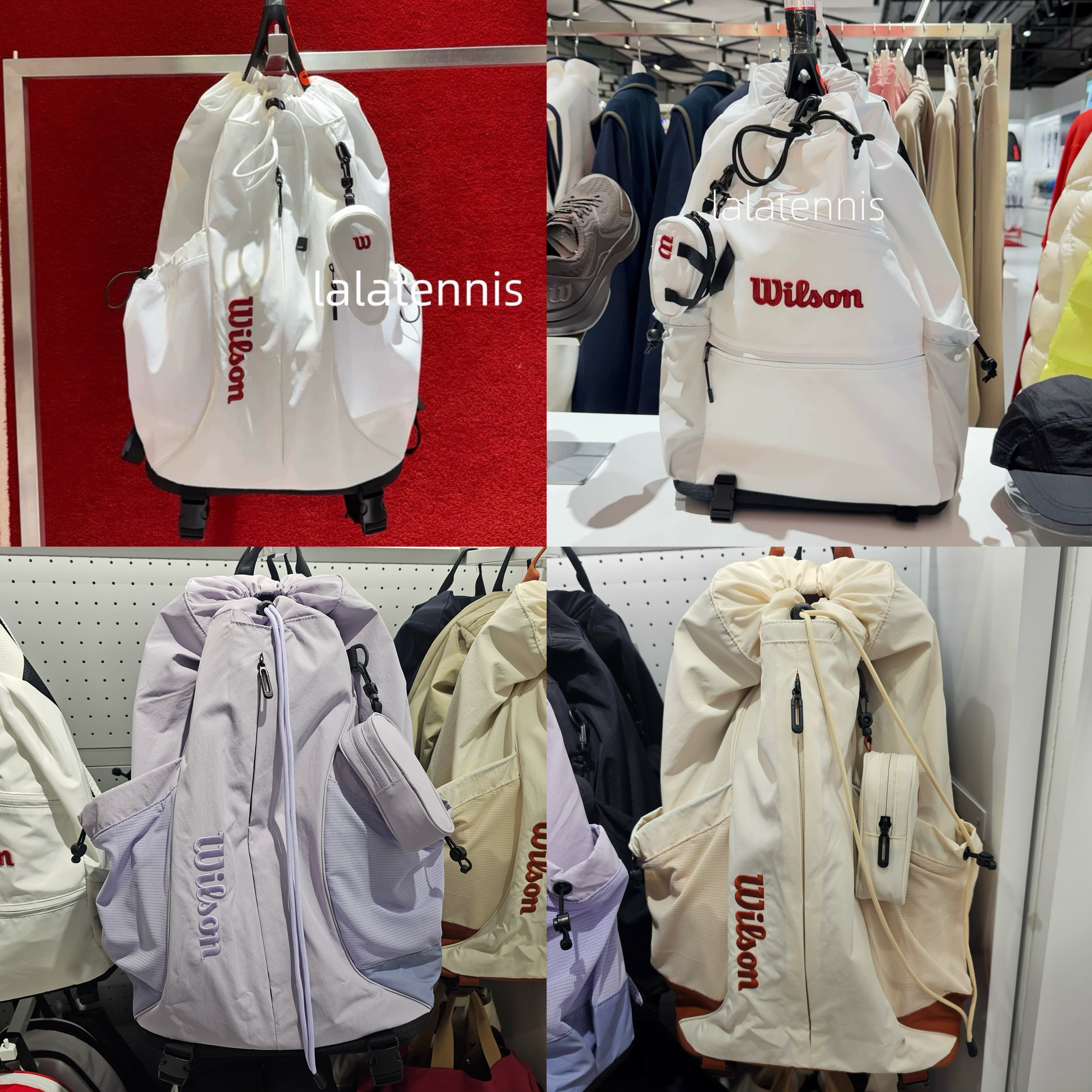 韩国直邮 威尔胜网球包抽绳双肩包&保温拍仓&独立鞋仓 限时优惠