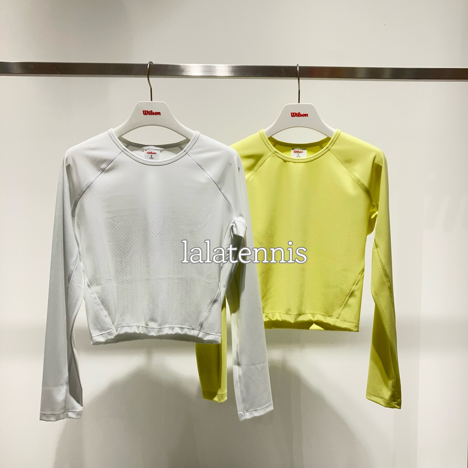 韩国直邮｜威尔胜网球女士短款高弹修身速干透气长袖｜25秋季