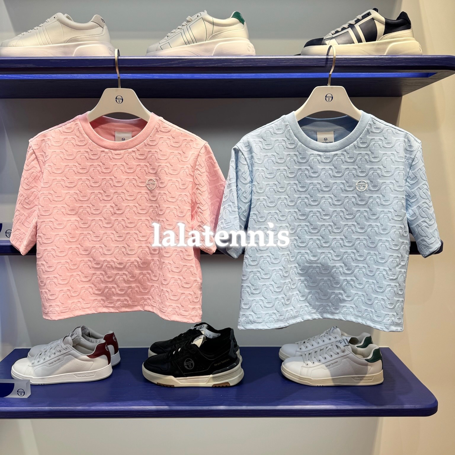 韩国直邮｜塞尔吉奥网球系列女士速干暗纹短袖｜24春夏