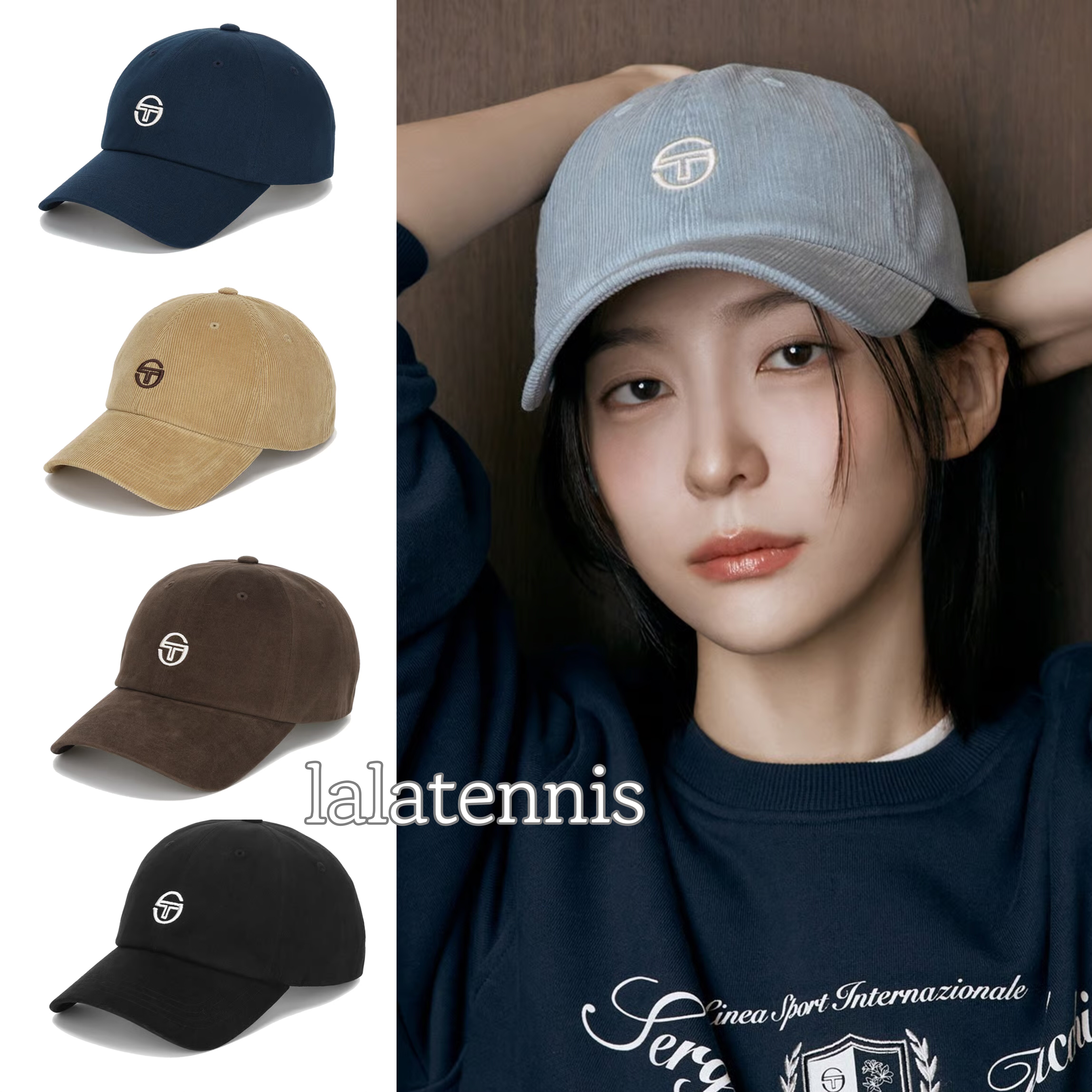 韩代｜SergioTacchini男女同款冬季Rapha Cha 标志棒球帽｜25FW