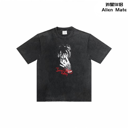 人像短袖JuiceWRLD街头