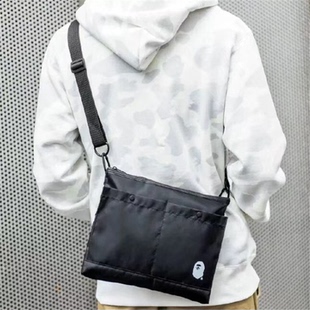 BAPE日本杂志附录包学生斜挎包单肩包邮差包便携通勤骑行旅行包