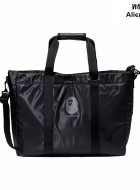 外星伴侣Bape猿人头大容量斜挎包单肩包健身包行李包