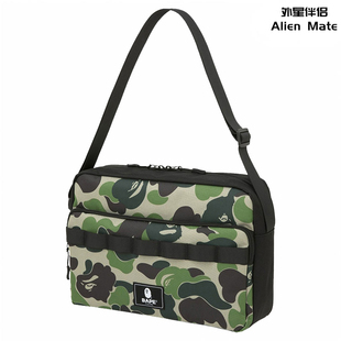 BAPE日本杂志附录迷彩电脑IPAD平板休闲通勤大容量单肩包