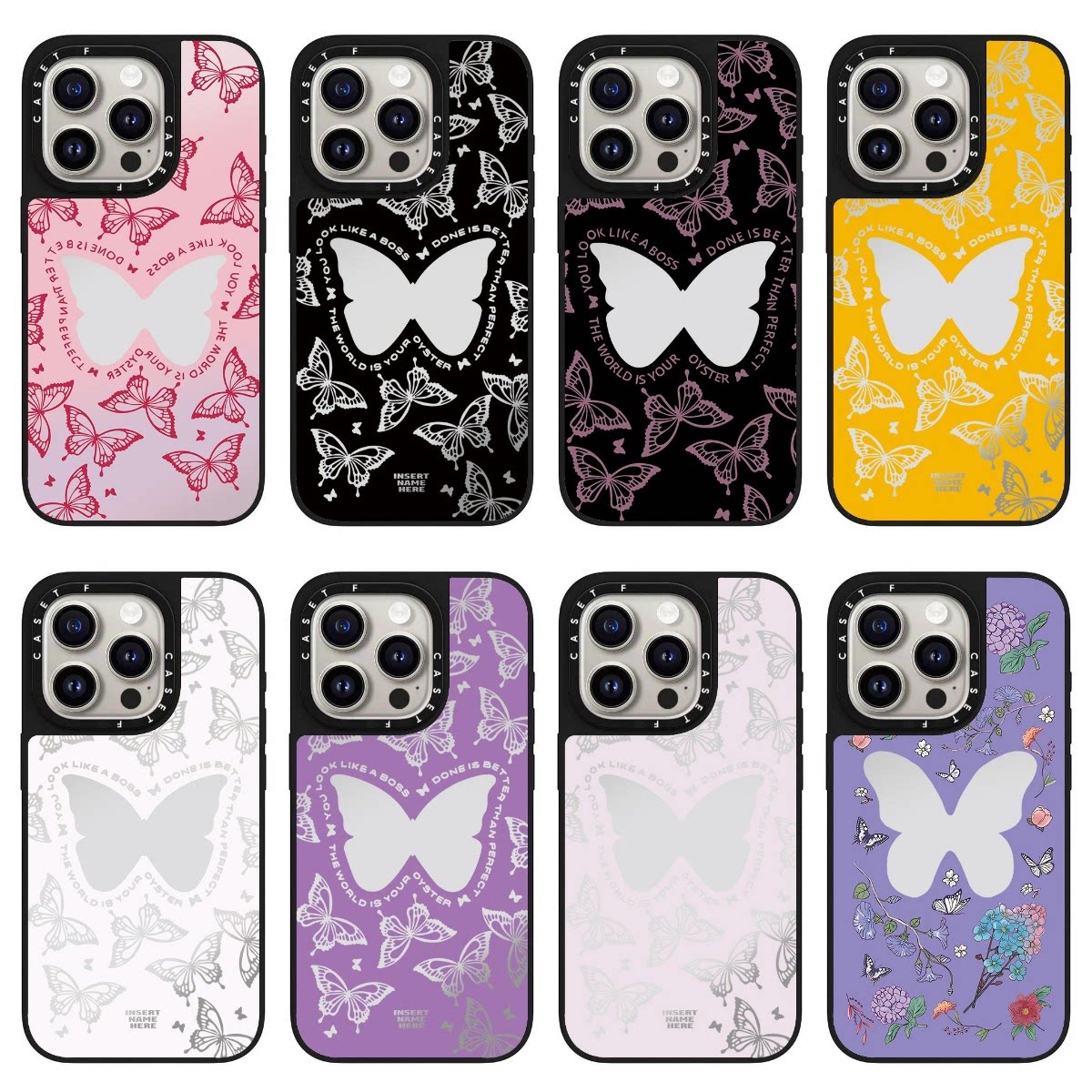 CASETi联名彩色蝴蝶iphone手机壳图片
