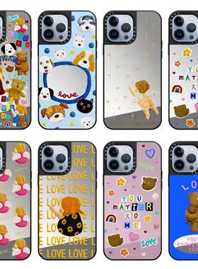 CASETI联名EmmaKang小熊女孩偏爱适用果iPhone17Promax手机壳苹果16pro可爱15百搭14防摔13镜面12MagSafe磁吸