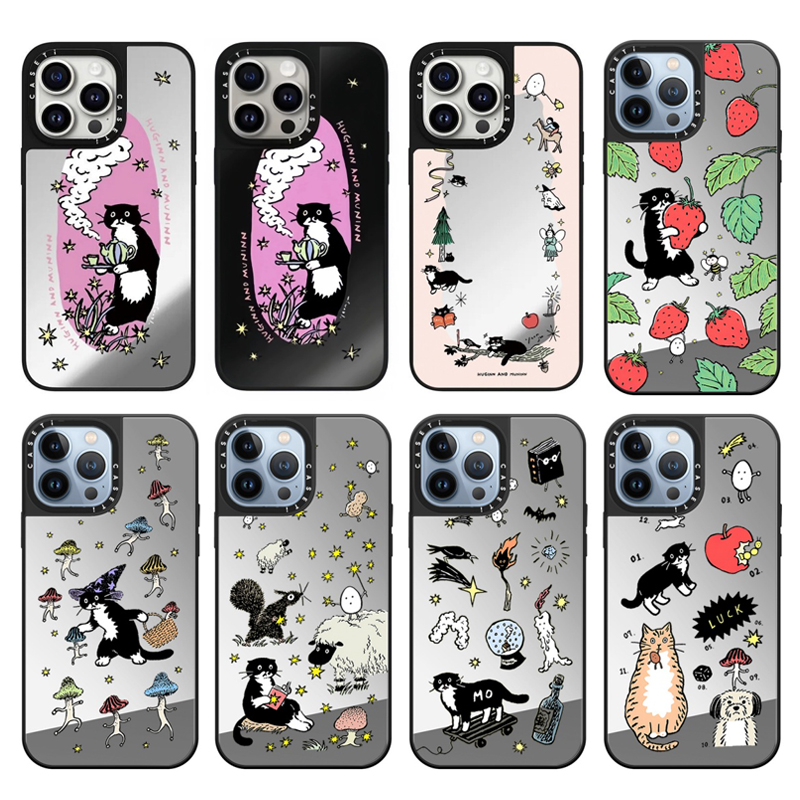 CASE联名茶点猫咪苹果17手机壳潮