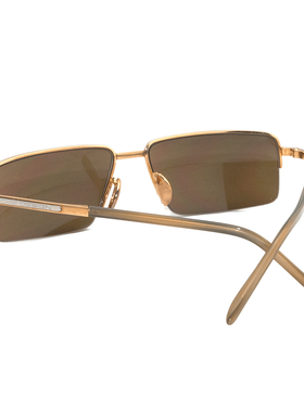 正品行货 PORSCHE DESIGN 保时捷 P 8499 18K金 铂金 太阳镜 墨镜