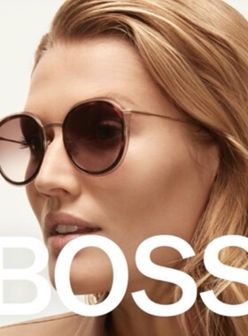 全框墨镜2021圆形Boss/波士