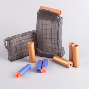 成骏手动跳抛壳M870儿童男孩玩具枪M34狙击98K巴雷特海绵软弹壳夹