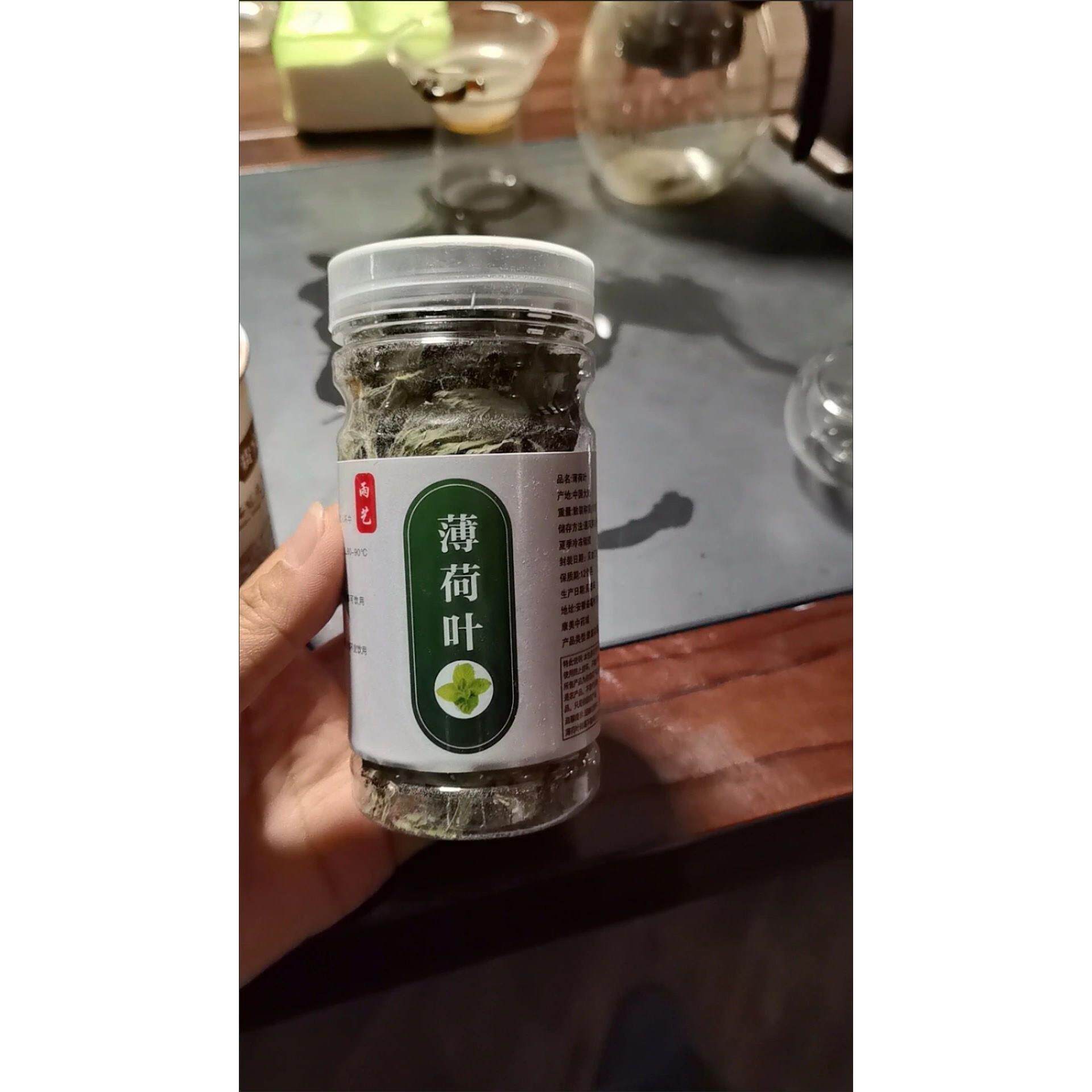 雨艺薄荷叶干可食用咀嚼泡水新鲜口嚼干嚼薄荷茶博荷叶新鲜货