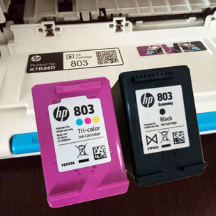 N9J14A 2132 多功能打印机803墨盒墨水黑色彩色 deskjet 惠普HP
