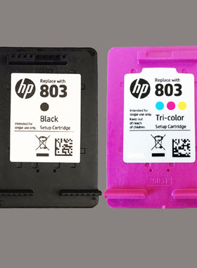 HP 惠普 DeskJet 1111 彩色喷墨打印机K7B88D  803墨盒墨水黑彩色