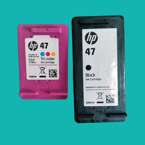 惠普原装HP47黑色彩色墨盒墨水