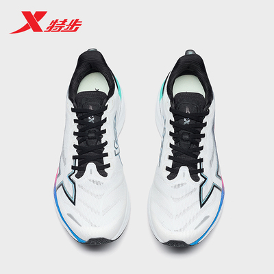 特步男鞋360X SE丨跑步鞋男款2025新款减震轻便黑色青少年运动鞋