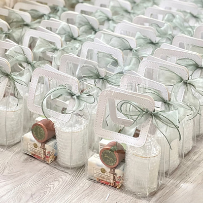 新款高级感透明礼品袋开业手提袋