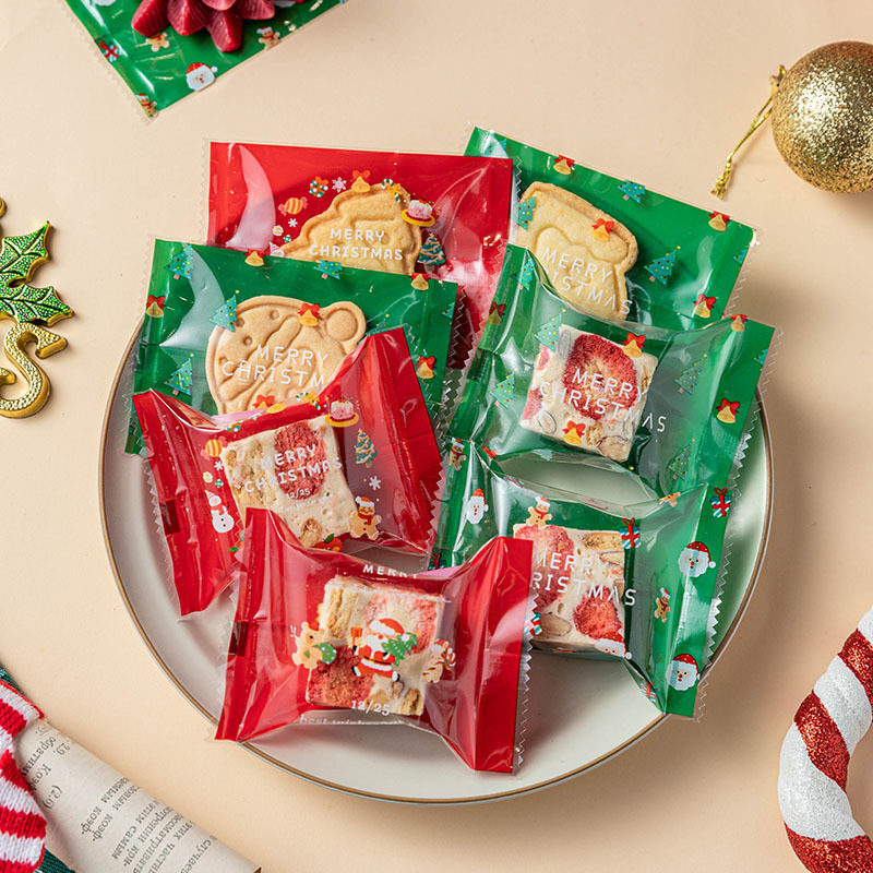 2026新款圣诞节雪花酥包装机封袋马年烘焙曲奇饼干糖果牛轧糖袋子,节庆用品/礼品,创意礼盒/礼品套组,淘宝优惠券,粉丝福利购,淘宝优惠卷