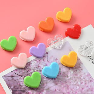 新款奶油风爱心卡片夹花束diy材料鲜花包装材料多巴胺夹鲜花资材