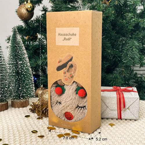 圣诞袜子小礼物送男生女生创意实用情侣毛绒保暖珊瑚绒地板袜礼盒