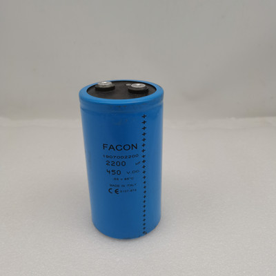 FACON 电解电容 2200UF/450VDC 变频器拆机1907002200/77*144mm
