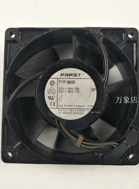 PAPST TYP 9658  EBM 耐高温散热风扇 12CM 230V 18/17W