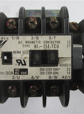 Yaskawa配件 616G5 676GL5 变频器接触器 HI-15E2TCU 电梯配件