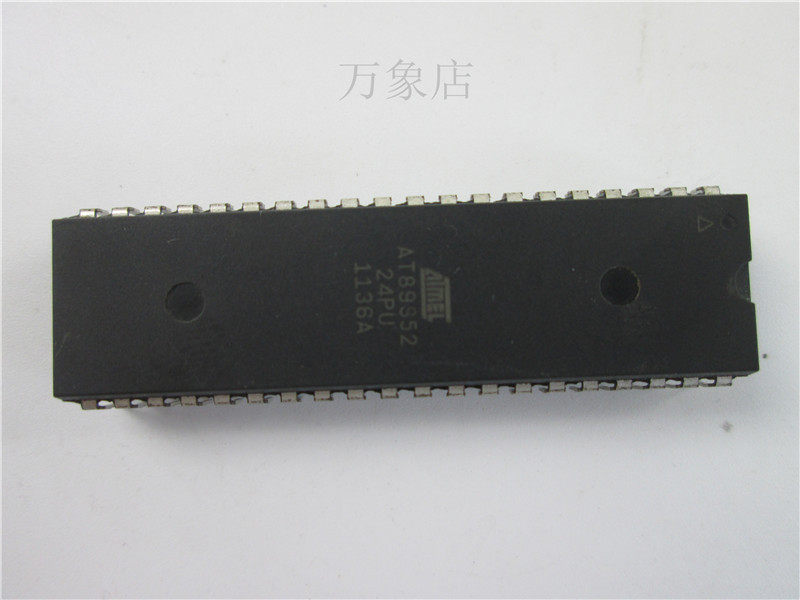 at89s52-24pu 双列40直插脚dip封装ic 单片机 dip-40