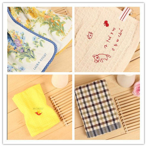 内野单面纱布吸水方巾毛巾