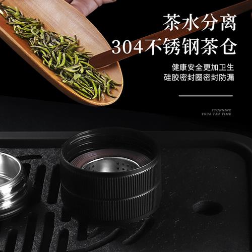 【轻奢高端】茶水分离杯双层玻璃杯泡茶杯个人专用水杯男士杯子