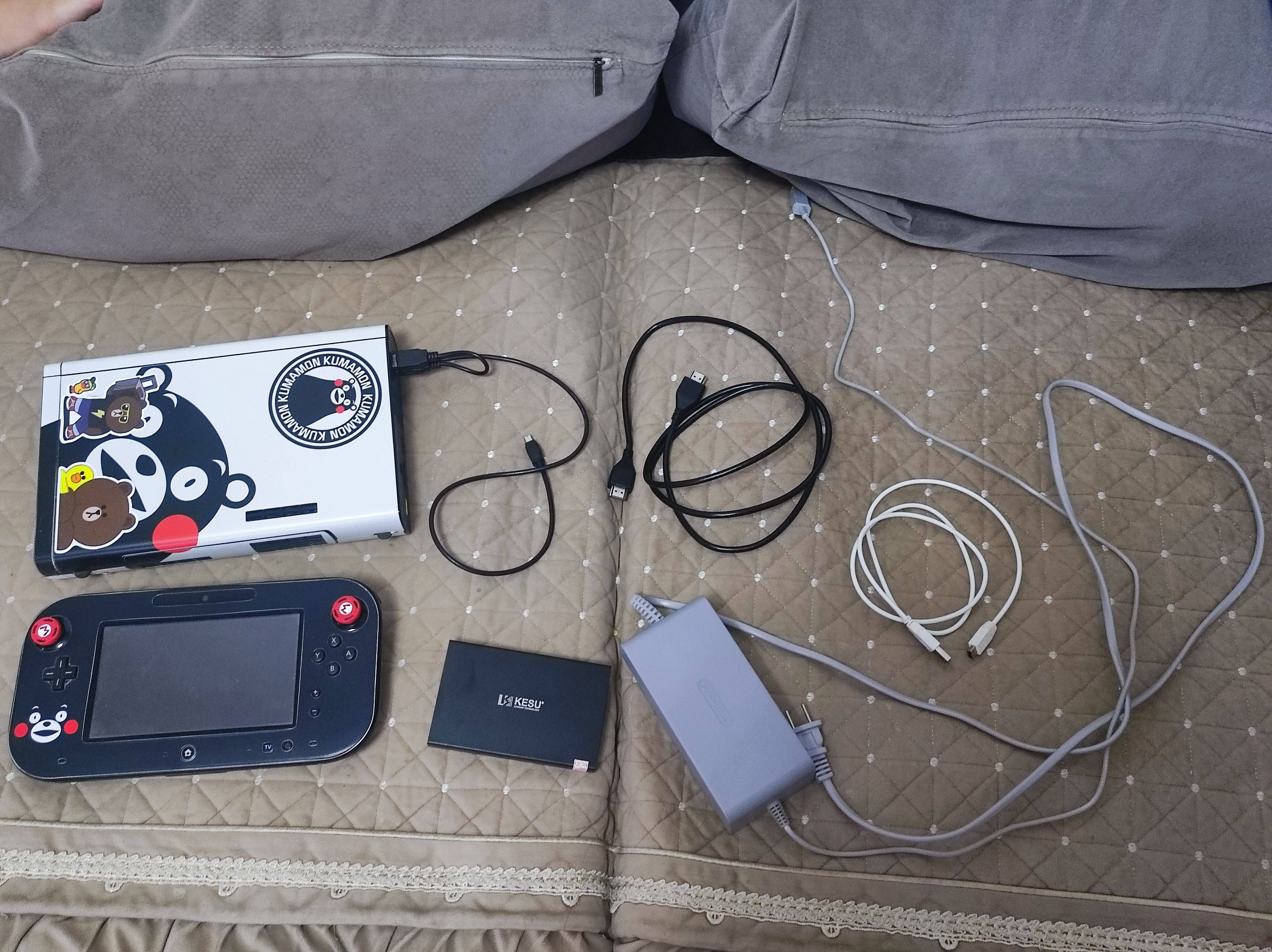 任天堂wiiu游戏机体感游戏主机日版32G固化提拉米苏320G硬盘