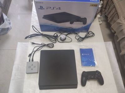 索尼原装二手PS4 slim系统90折腾版家用游戏机2106A港版原包装