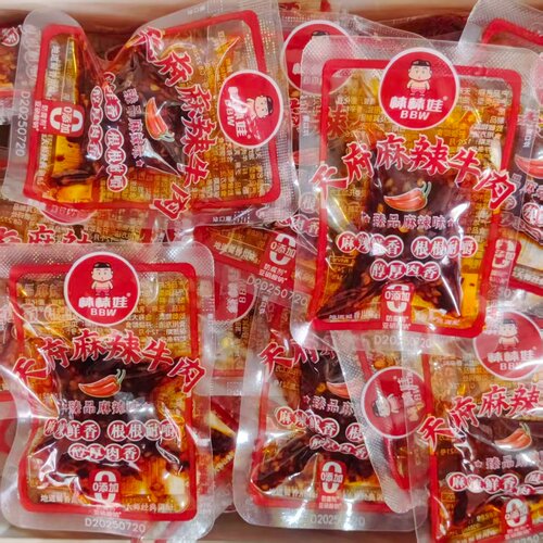 棒棒娃天府麻辣牛肉500g四川成都特产香辣爆辣散称牛肉干休闲零食 - 封面