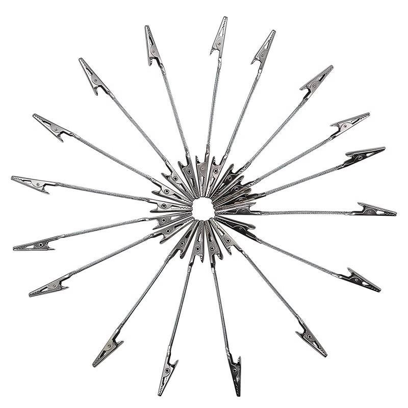 纹香夹新款双头磁吸蚊香夹万向支架钓鱼露营断香夹檀香线香室内薰