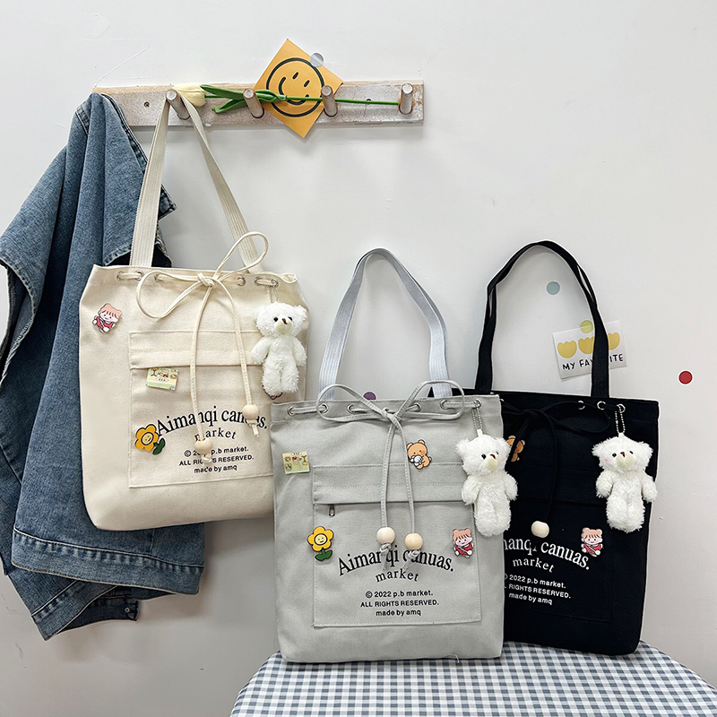 喃喃布布语新款帆布包