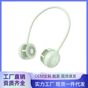 运动户外充电款 折叠挂脖风扇静音便携式 办公室宿舍迷你usb电风扇