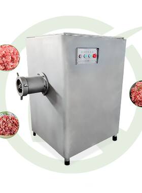 全自动大型商用绞肉机不锈钢冻肉绞碎立式牛羊肉熟肉大肠绞馅机
