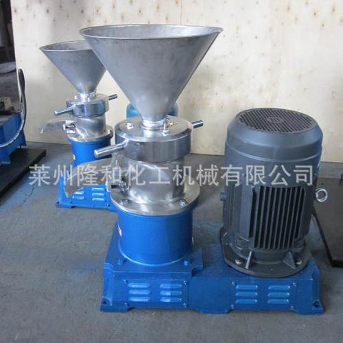 供应食品碎骨头研磨机胶体磨骨泥机月饼馅芝麻酱食品卫生胶体磨