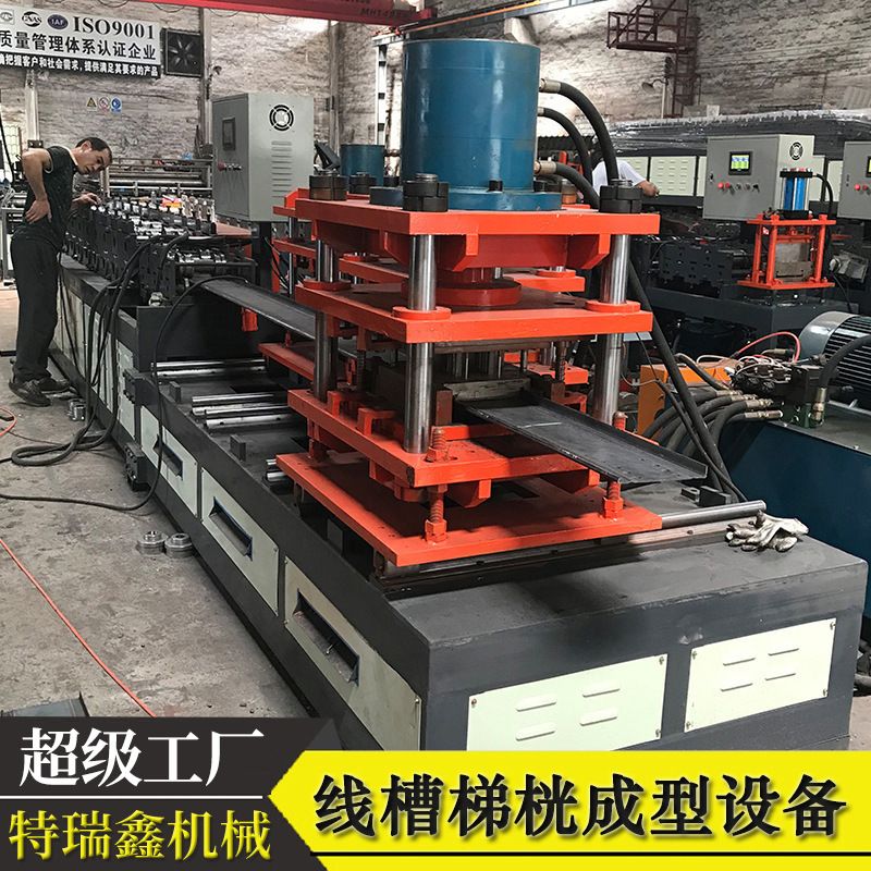 全自动电缆桥架设备 线槽成型机械设备线槽生产线冷弯成型设备