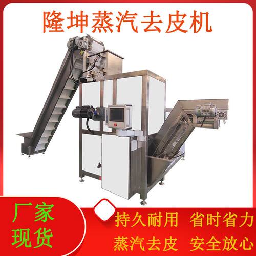 可定制全自动蒸汽去皮机 土豆树柿子脱皮机 农产品深加工去皮设备