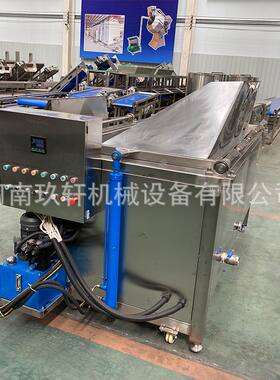 半自动油炸锅厂家定制 大型商用方形油炸机